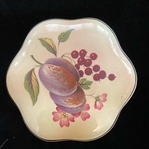 Vintage Royal Worcester Palissy England covered trinket box.